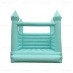Pastel Green Wedding Bounce House