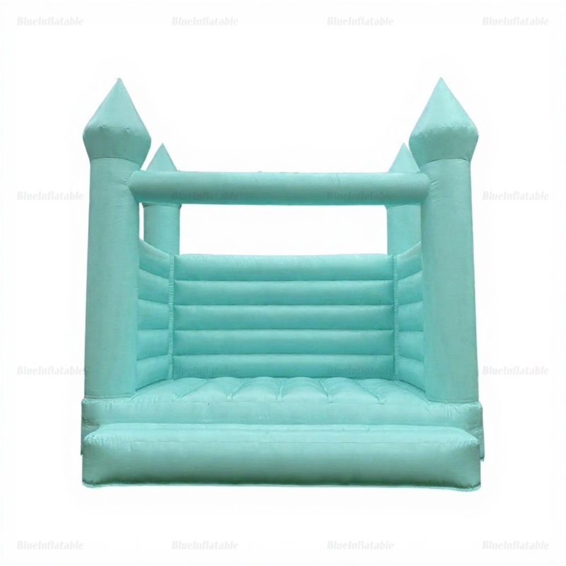 Pastel Green Wedding Bounce House
