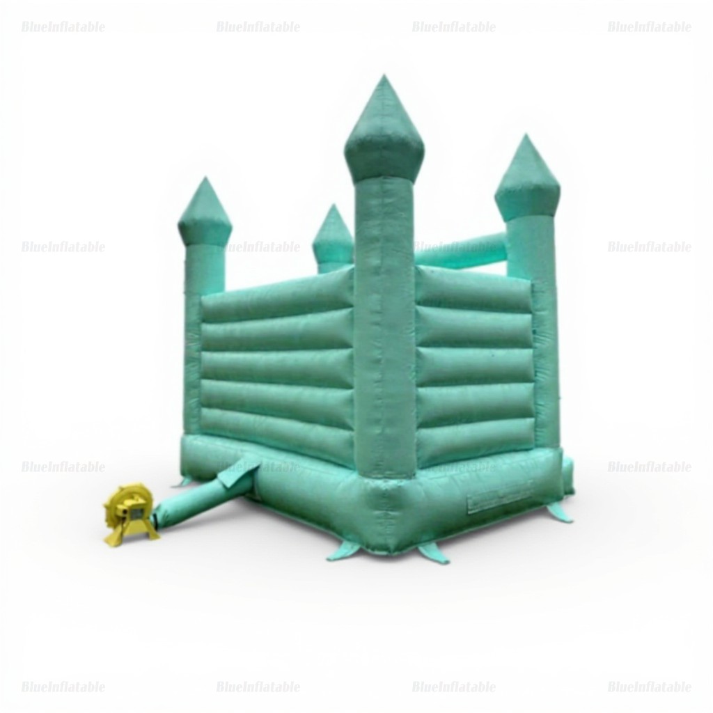 Pastel Green Wedding Bounce House - Image 6