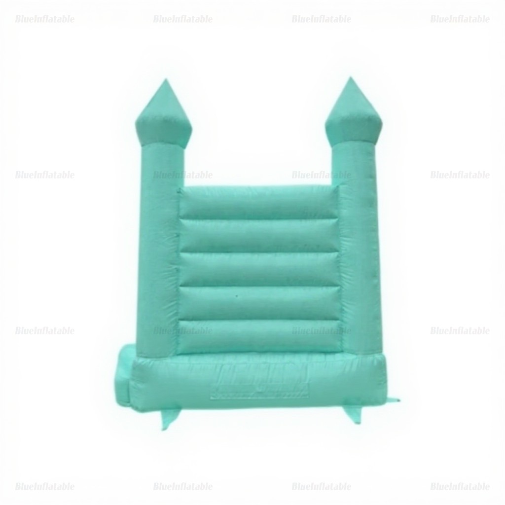 Pastel Green Wedding Bounce House - Image 8