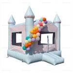Pastel Commercial Inflatable Bounce House Combo