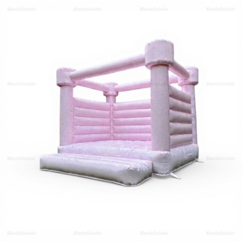 Pastel Pink Inflatable Bouncy Castle