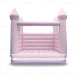 Pastel Pink Wedding Bounce House