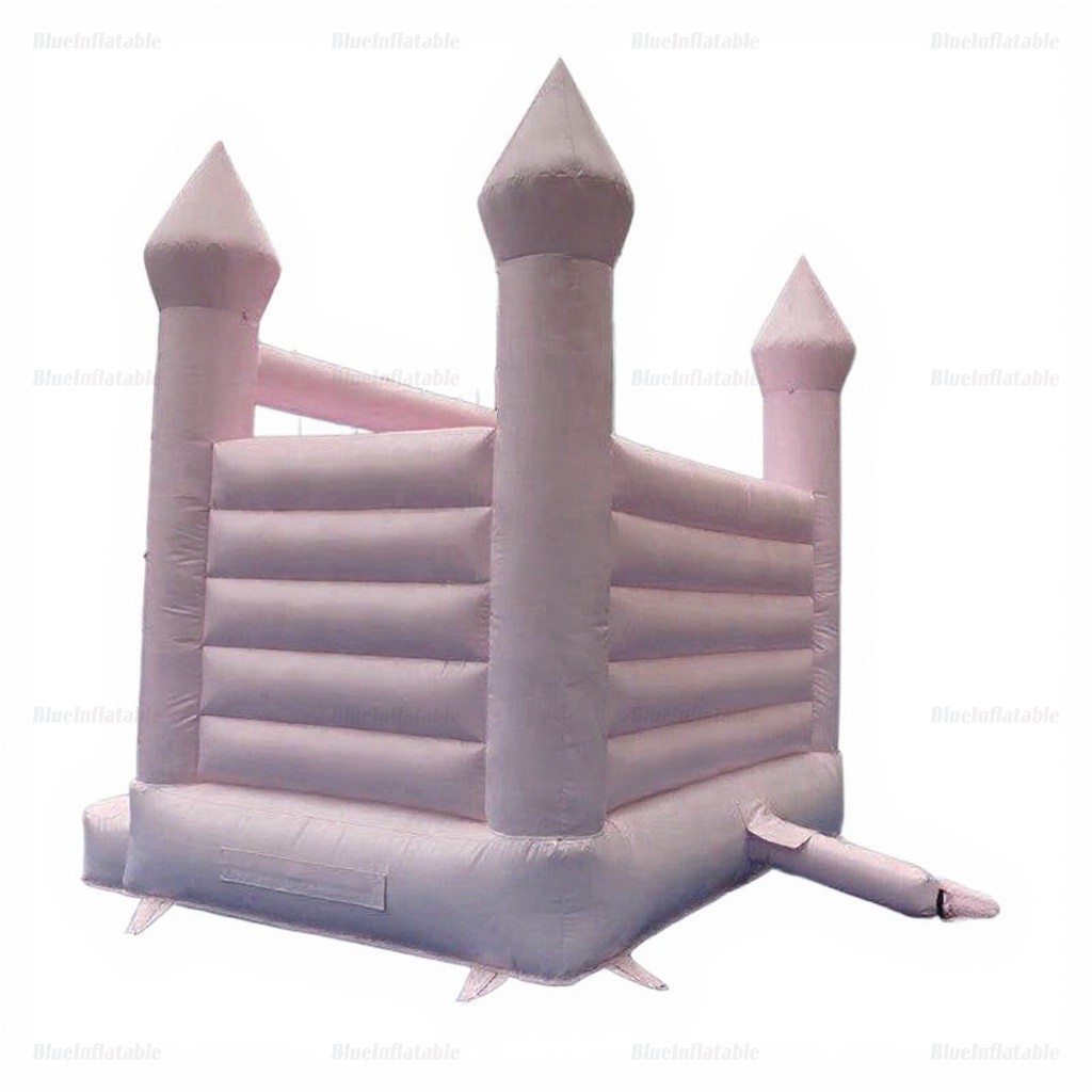 Pastel Pink Wedding Bounce House - Image 4