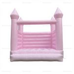 Pastel Pink Wedding Bounce House