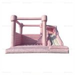 Pink Wedding & Party Inflatable Bounce House Slide Combo