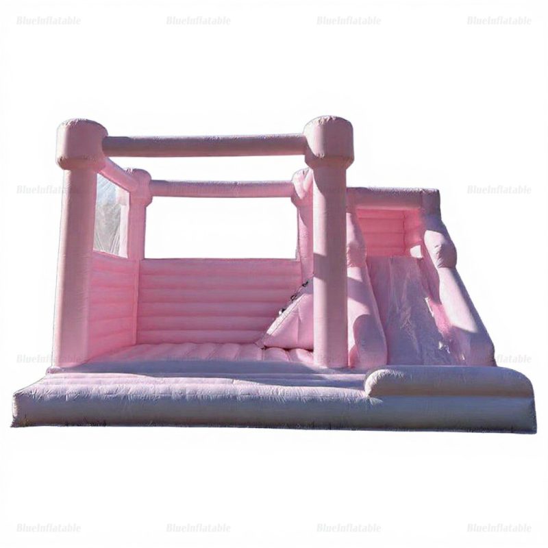 Pink Princess Inflatable Bounce House and Slide Combo