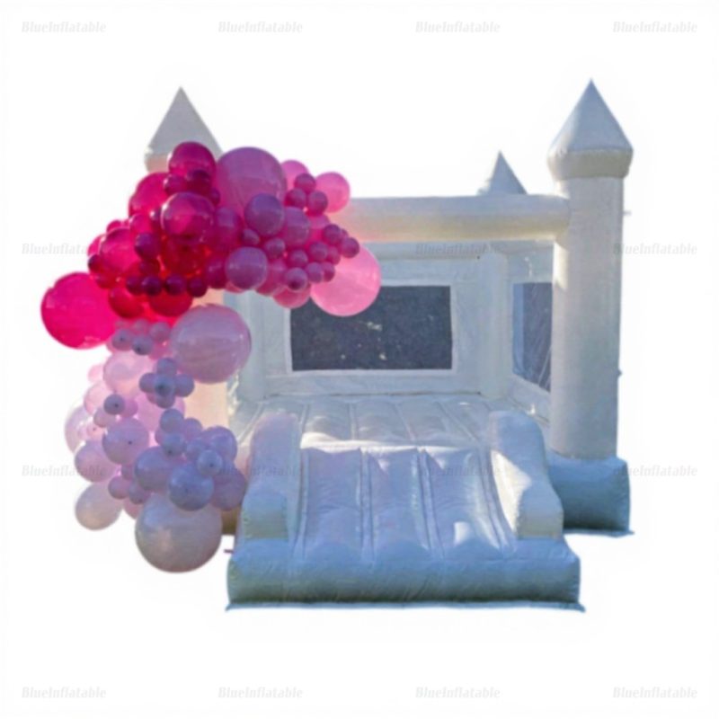 White Wedding Inflatable Bouncy Castle