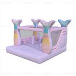 Princess Mermaid Inflatable Bounce House with Slides