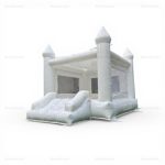 Small White Inflatable Bounce House