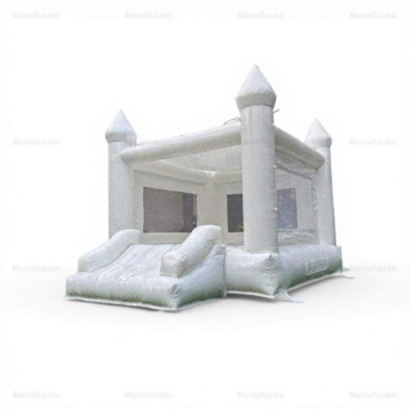 Small White Inflatable Bounce House