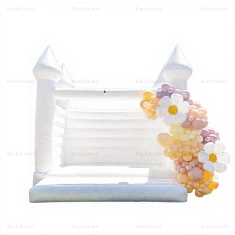 White Wedding Bounce House Castle
