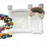 White Wedding Bounce House Castle