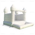 White Inflatable Wedding Bounce House Castle