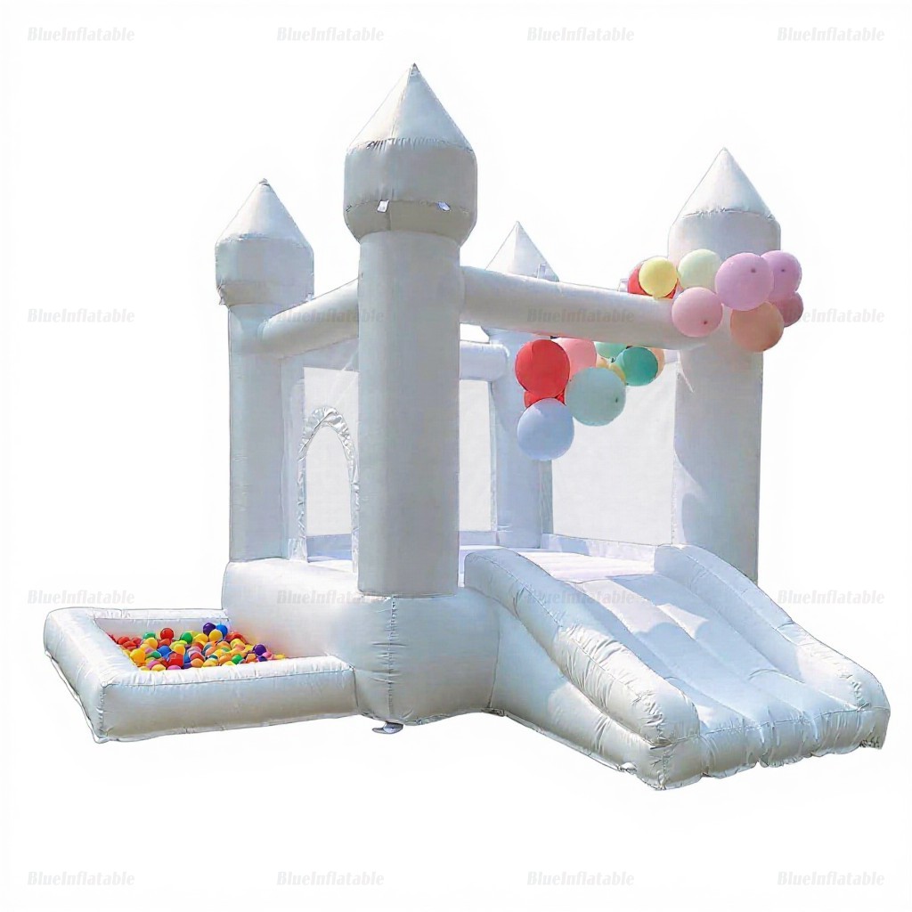 White Castle Inflatable Bounce House with UL Blower