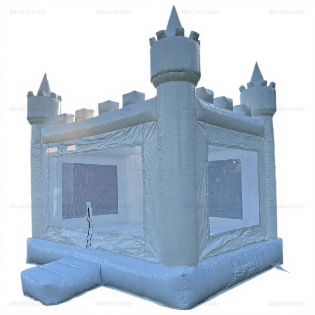 White Wedding Inflatable Bouncy Castle - Image 2