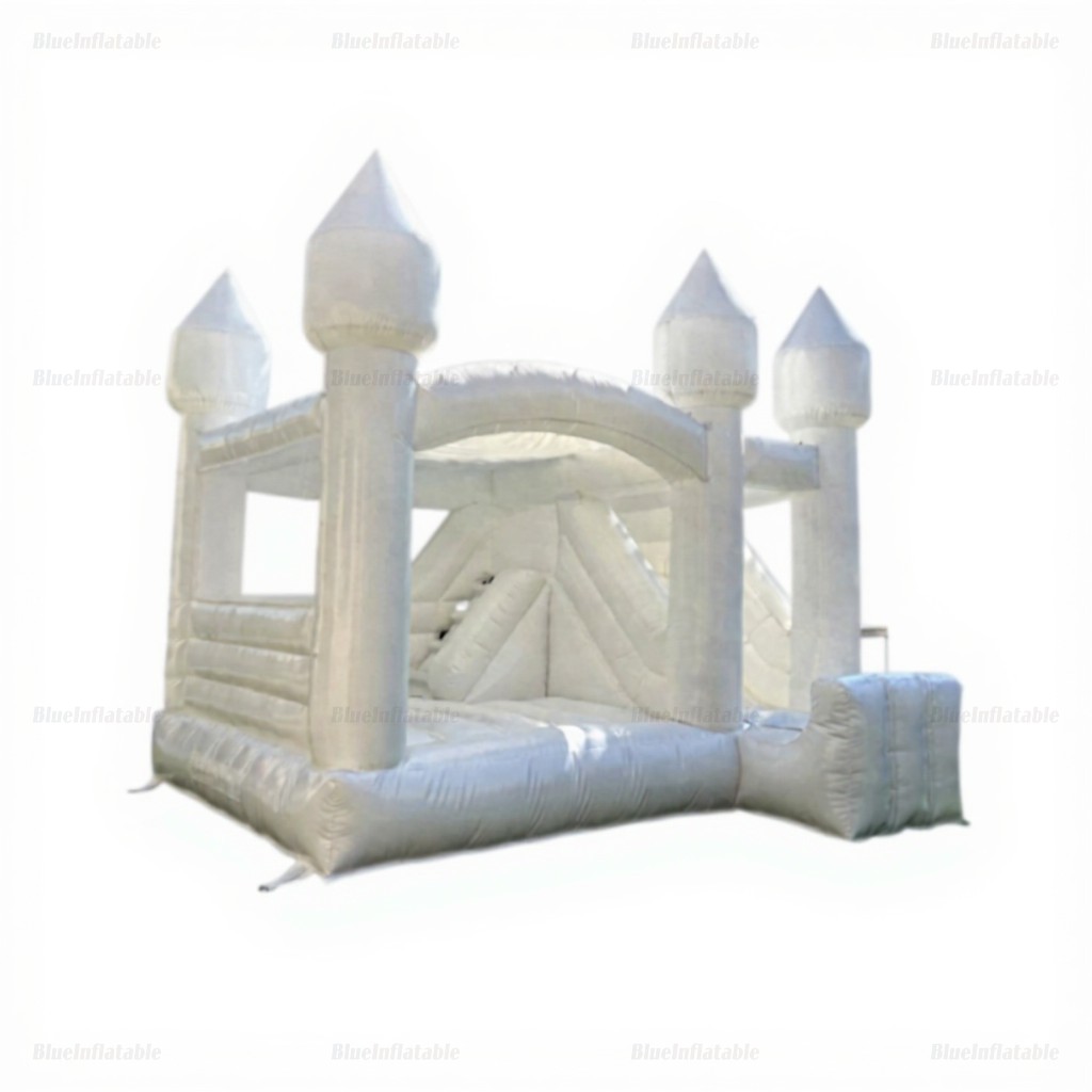 White Castle Combo Inflatable Bounce House with Slide - Image 2