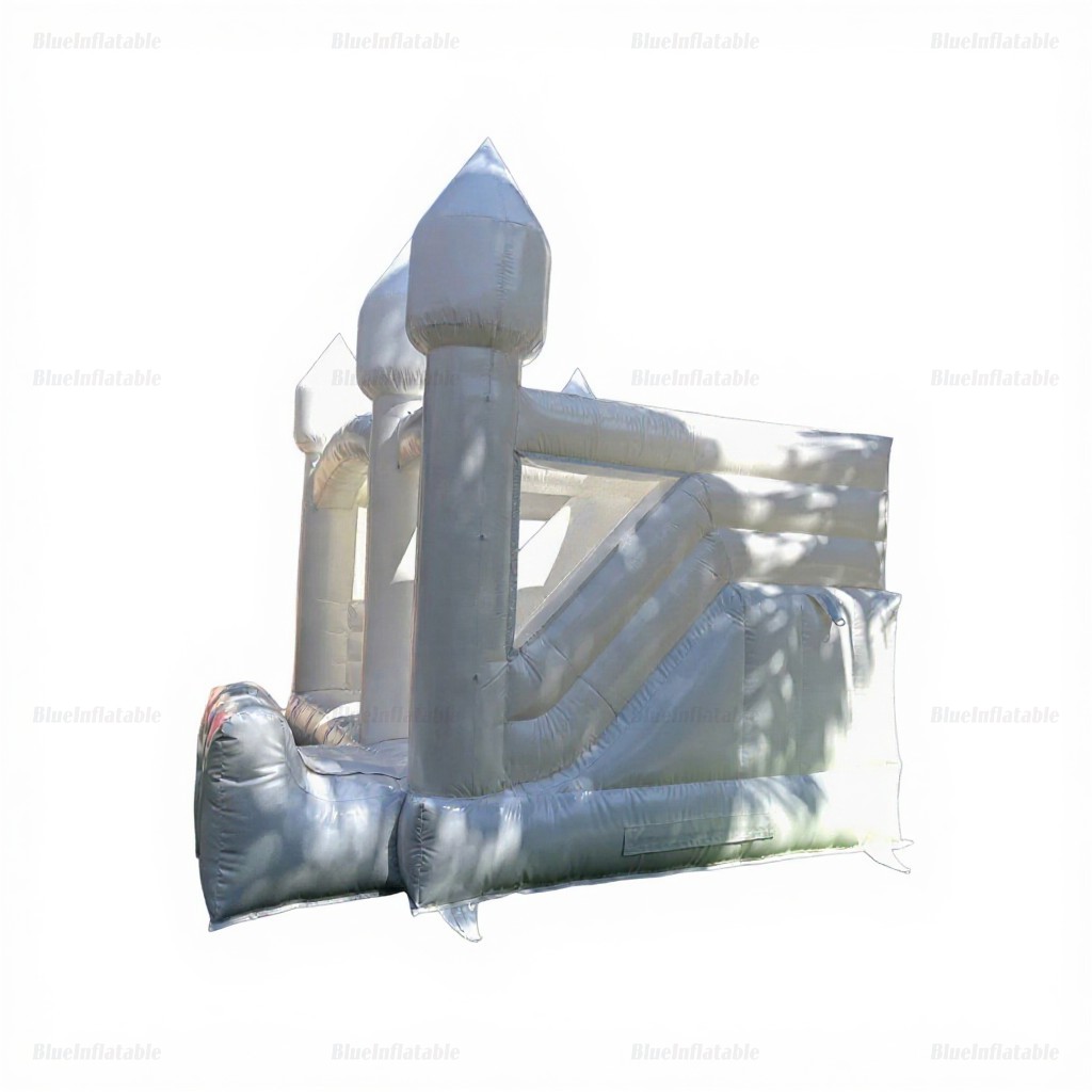 White Castle Combo Inflatable Bounce House with Slide - Image 5