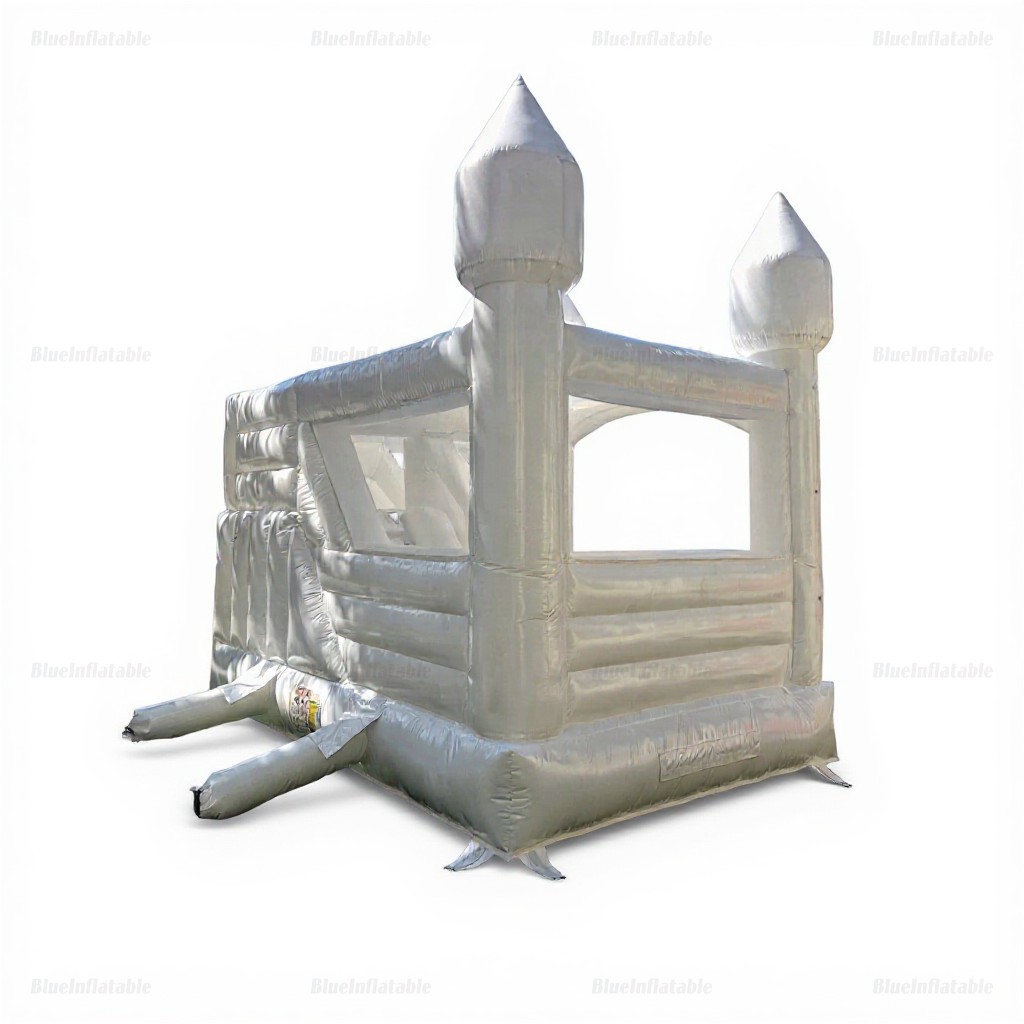 White Castle Combo Inflatable Bounce House with Slide - Image 7