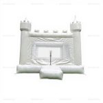 White Inflatable Wedding Bouncy Castle for Kids