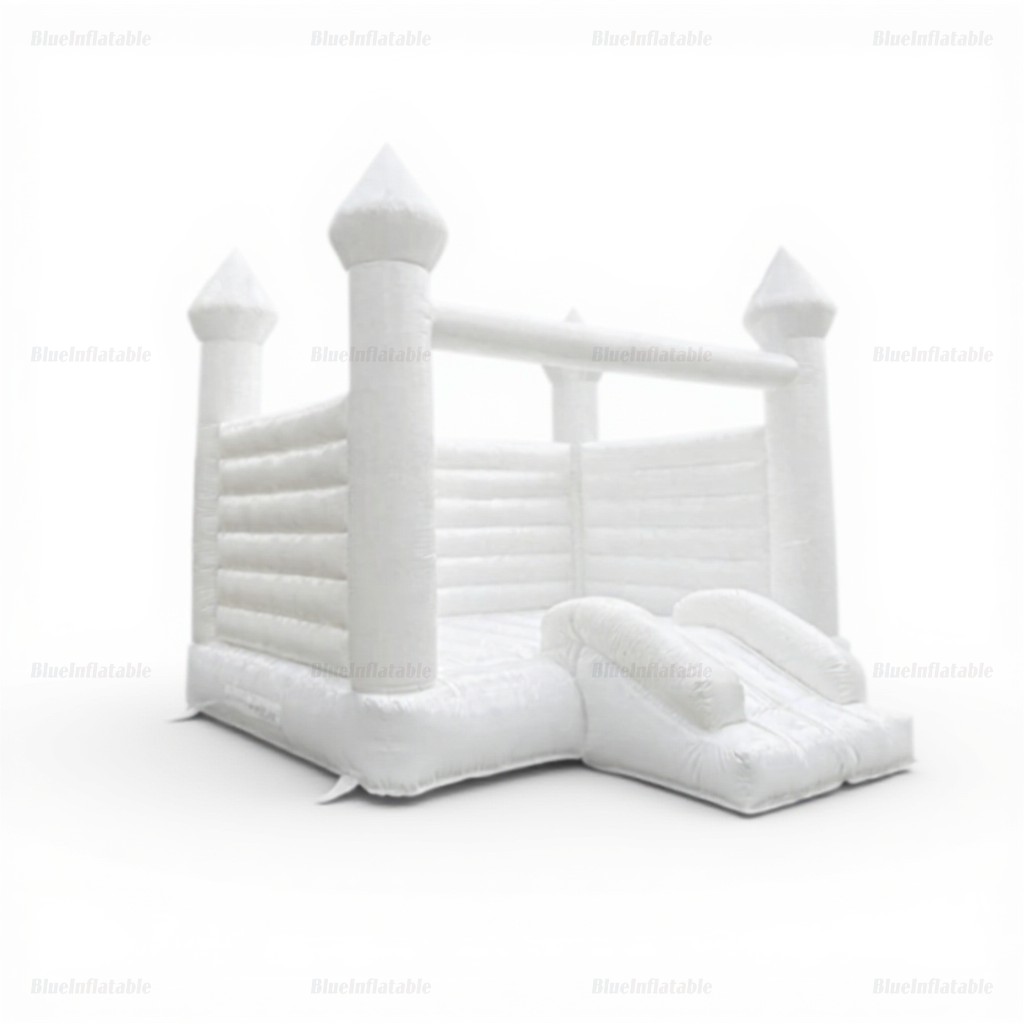 White Wedding Bounce House Castle - Image 4