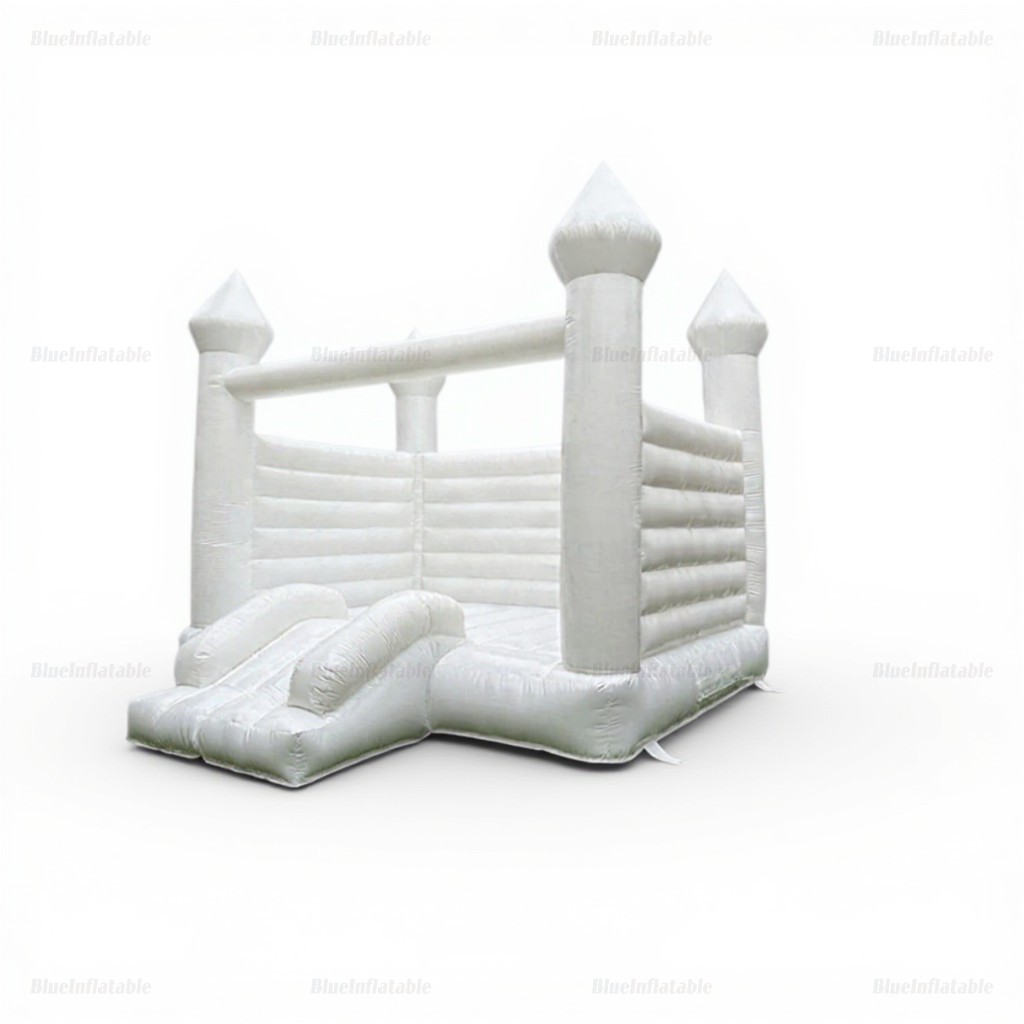 White Wedding Bounce House Castle - Image 7