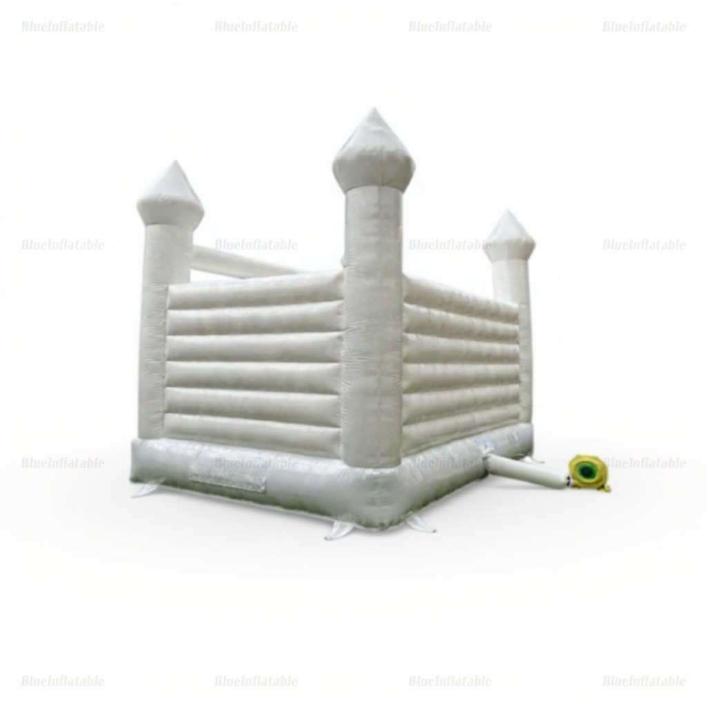 White Wedding Bounce House Castle - Image 9