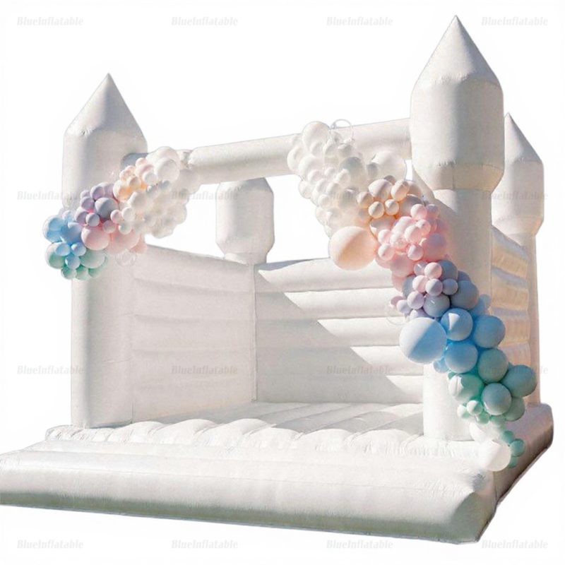 White Wedding Bouncy Castle Inflatable
