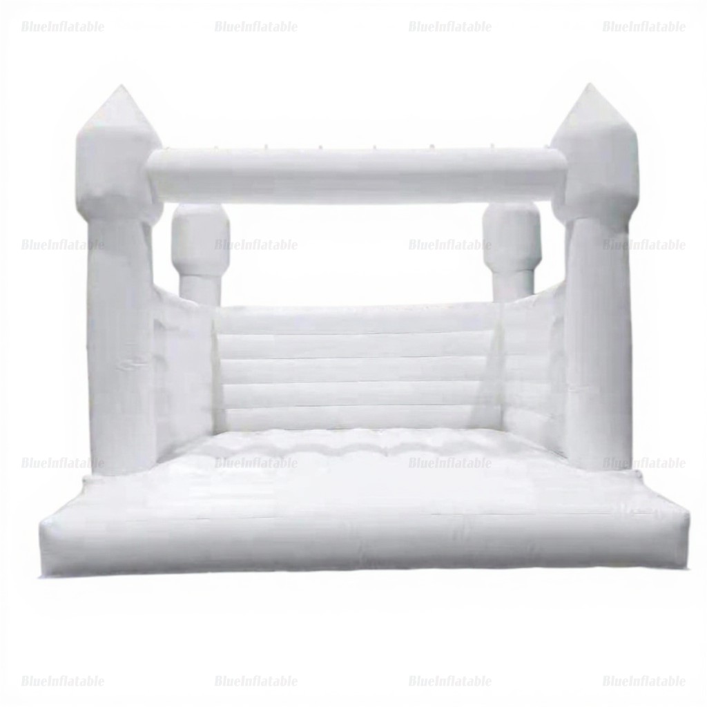 White Wedding Bouncy Castle Inflatable - Image 2