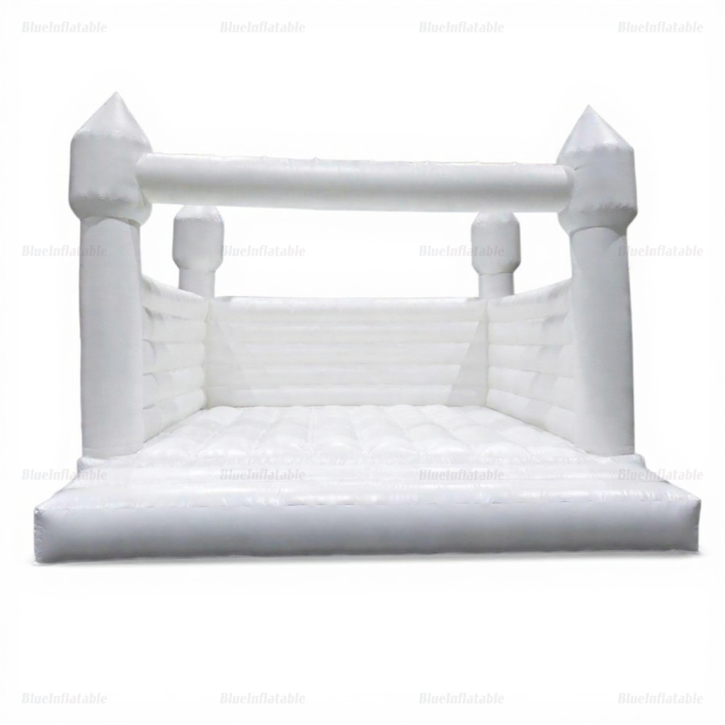 White Wedding Bouncy Castle Inflatable - Image 3