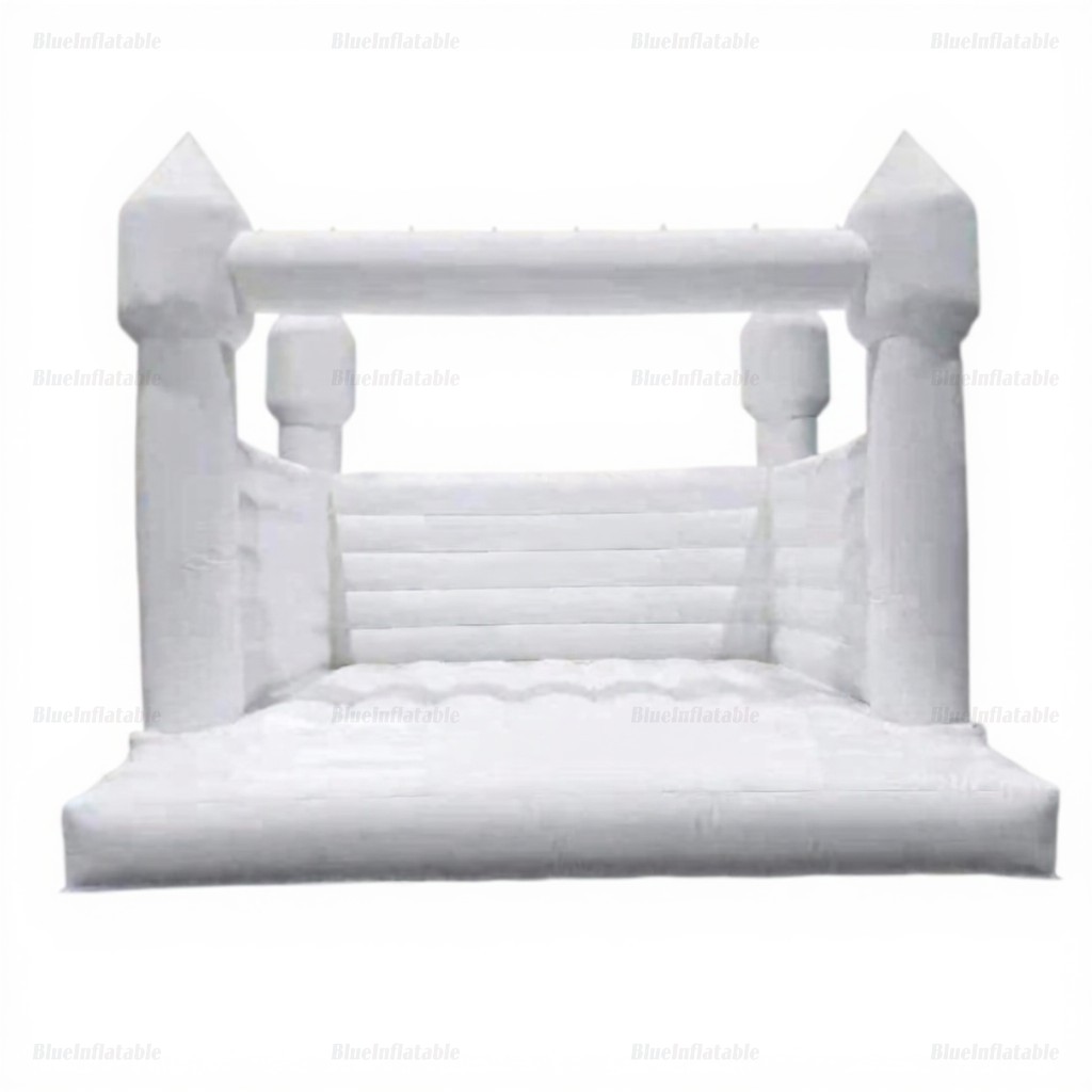 White Wedding Bouncy Castle Jump House - Image 2