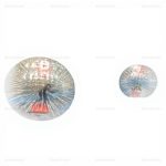 Dual Lane Inflatable Race Track & Water Slide for Zorb Ball