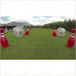 Human Bowling Game Set with 2 Zorb Balls