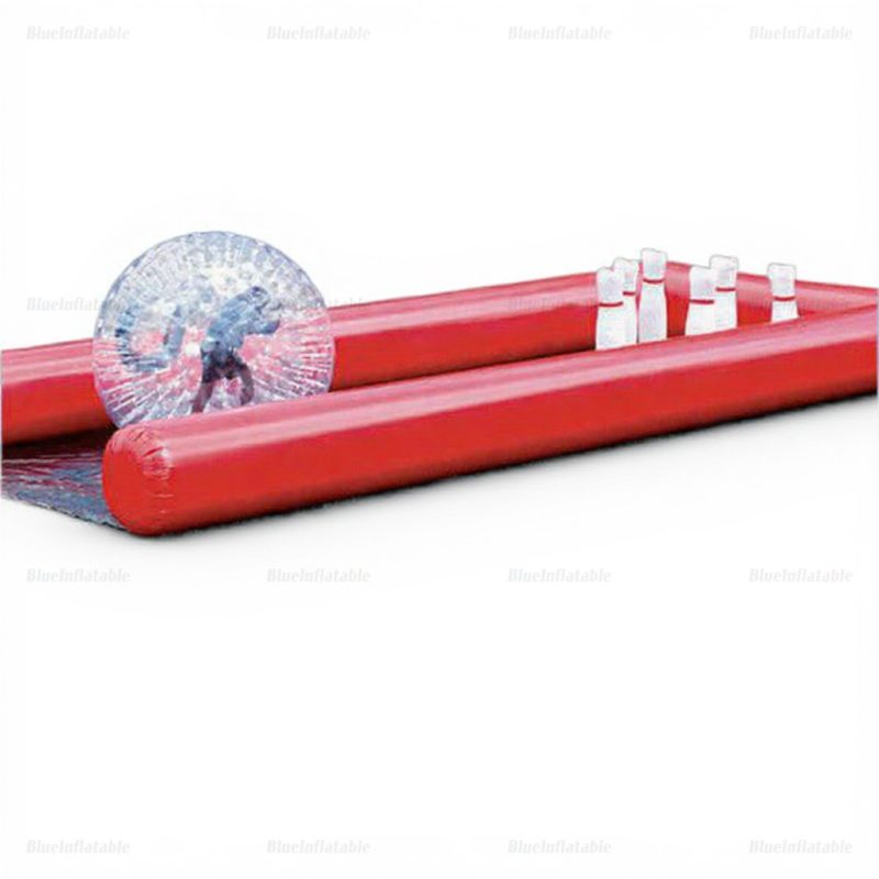 Inflatable Human Bowling Set with Zorb Ball and 6 Pins