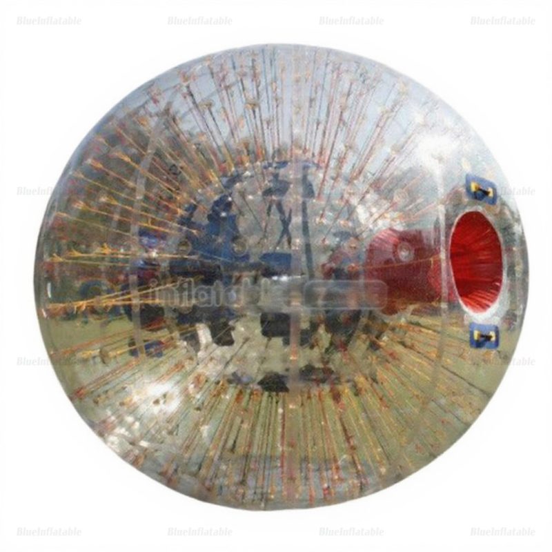 Red Zorb Racing Inflatable Suit