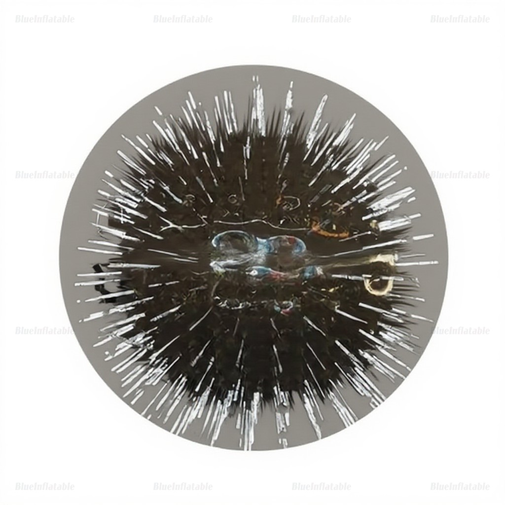 Commercial Inflatable Transparent Light-Up Zorb Ball - Image 3